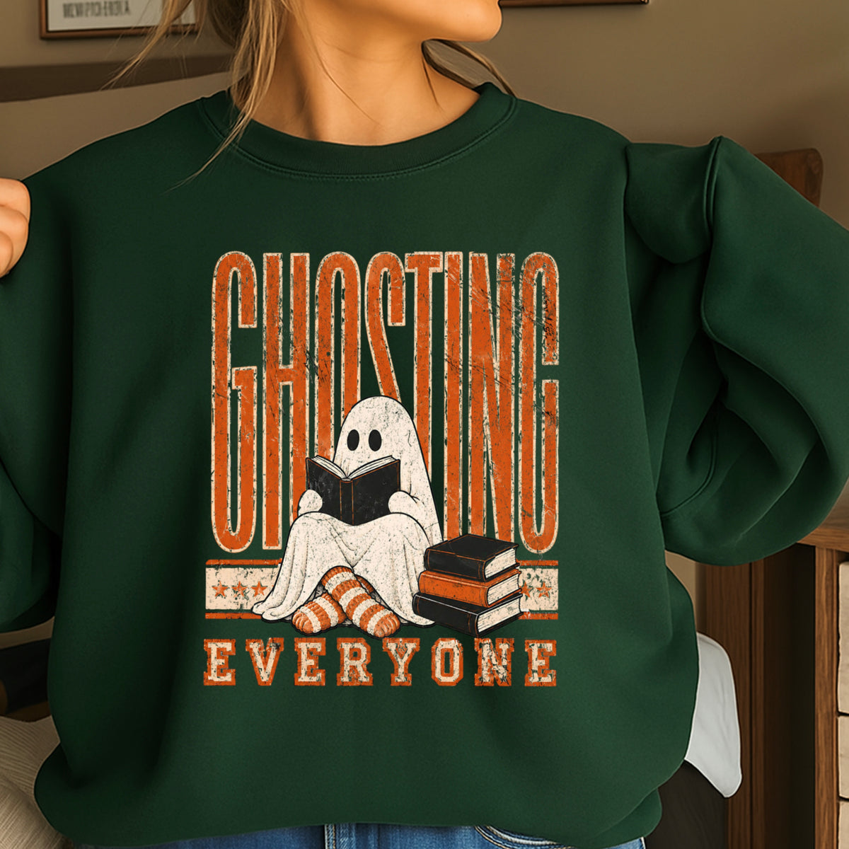 Ghosting Everyone Halloween Sweatshirt