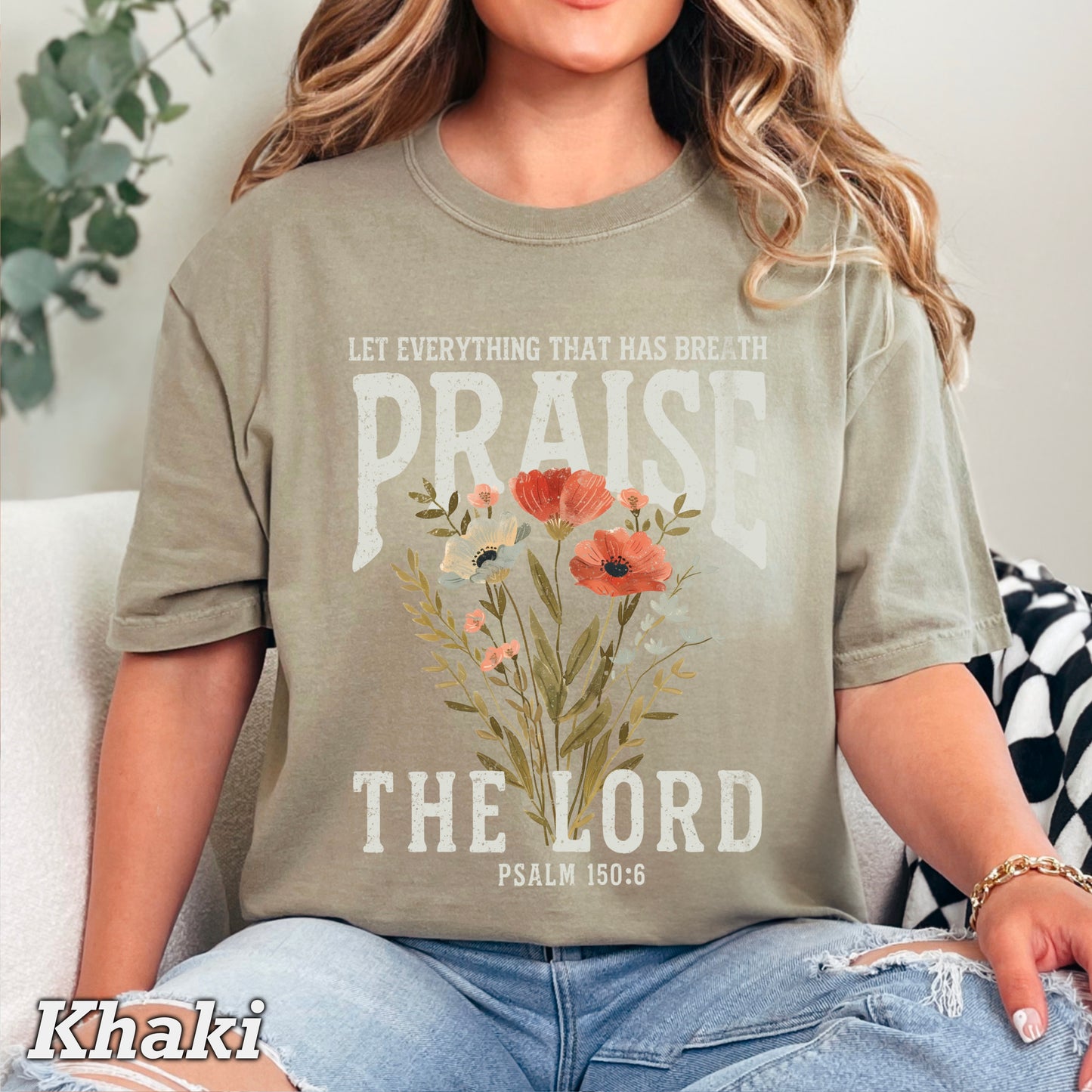 Let Everything That Has Breath Praise The Lord Comfort Color Graphic Tee