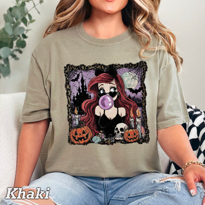 Halloween Princess Halloween Comfort Color Graphic Tee