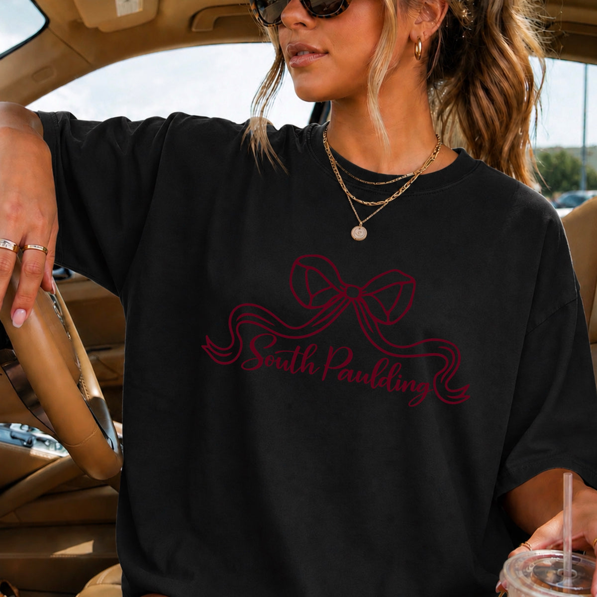 Spartans Coquette Bow Comfort Color Graphic Tee