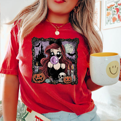 Halloween Princess Halloween Comfort Color Graphic Tee