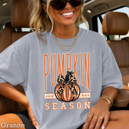 Pumpkin Season Comfort Color Graphic Tee