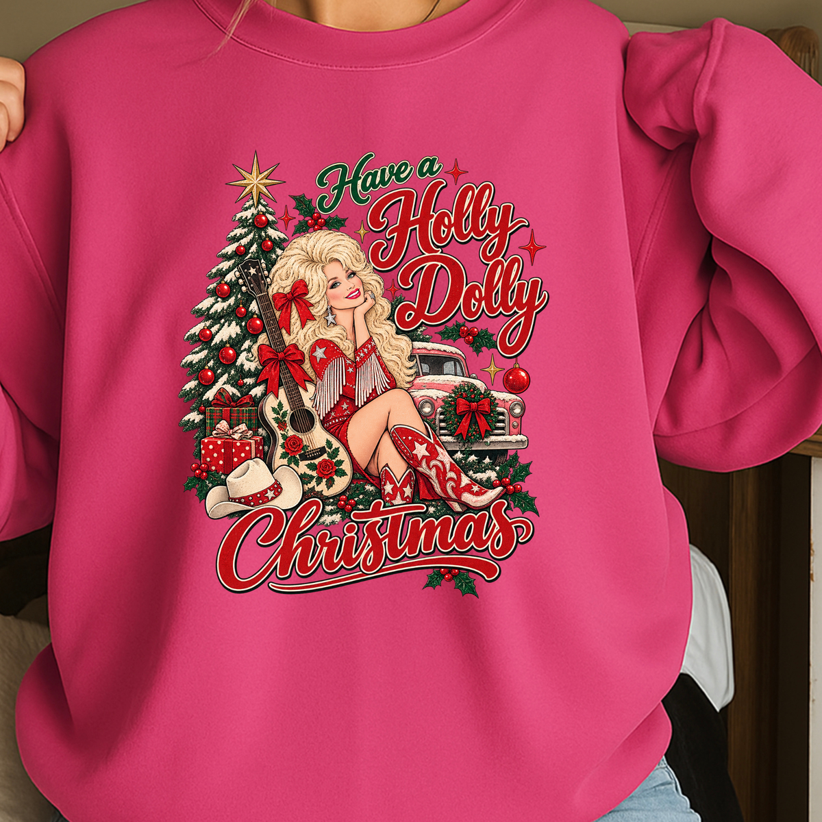 Have A Holly Christmas Crewneck Sweatshirt