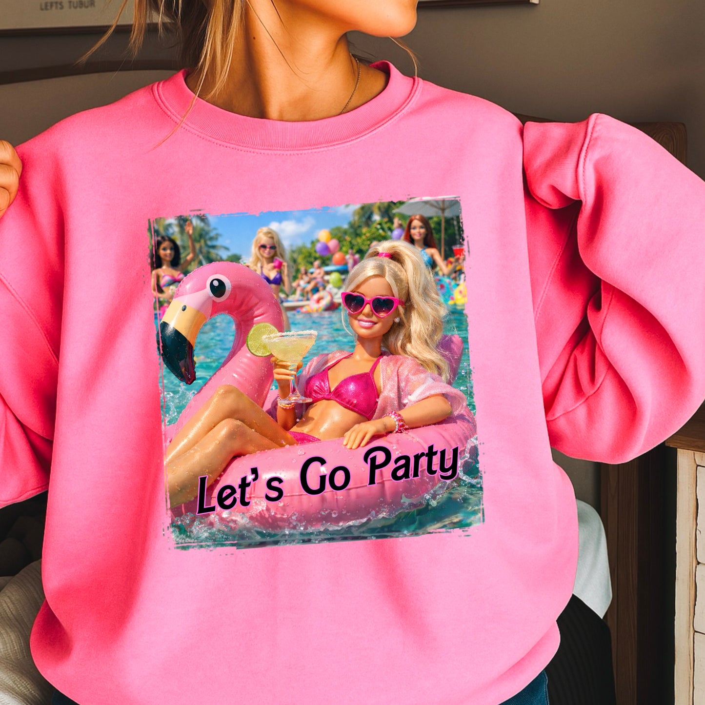 Let’s Go Party Crewneck Sweatshirt
