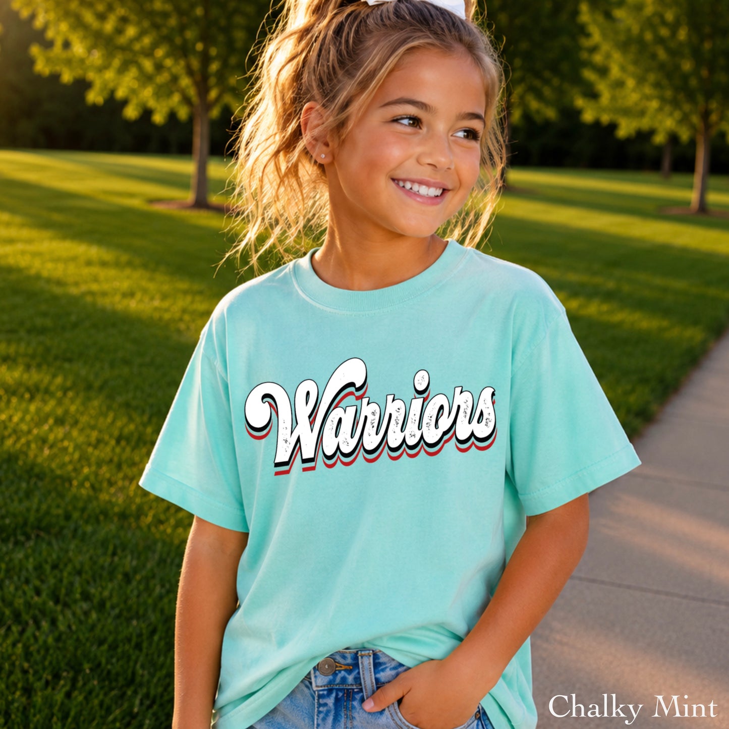 Warriors Youth Comfort Color T-Shirt