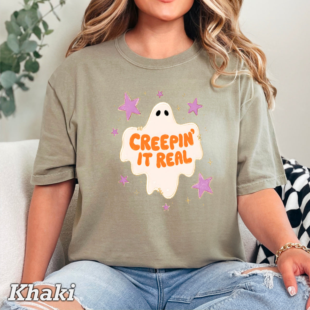 Creepin It Real Comfort Color Graphic Tee