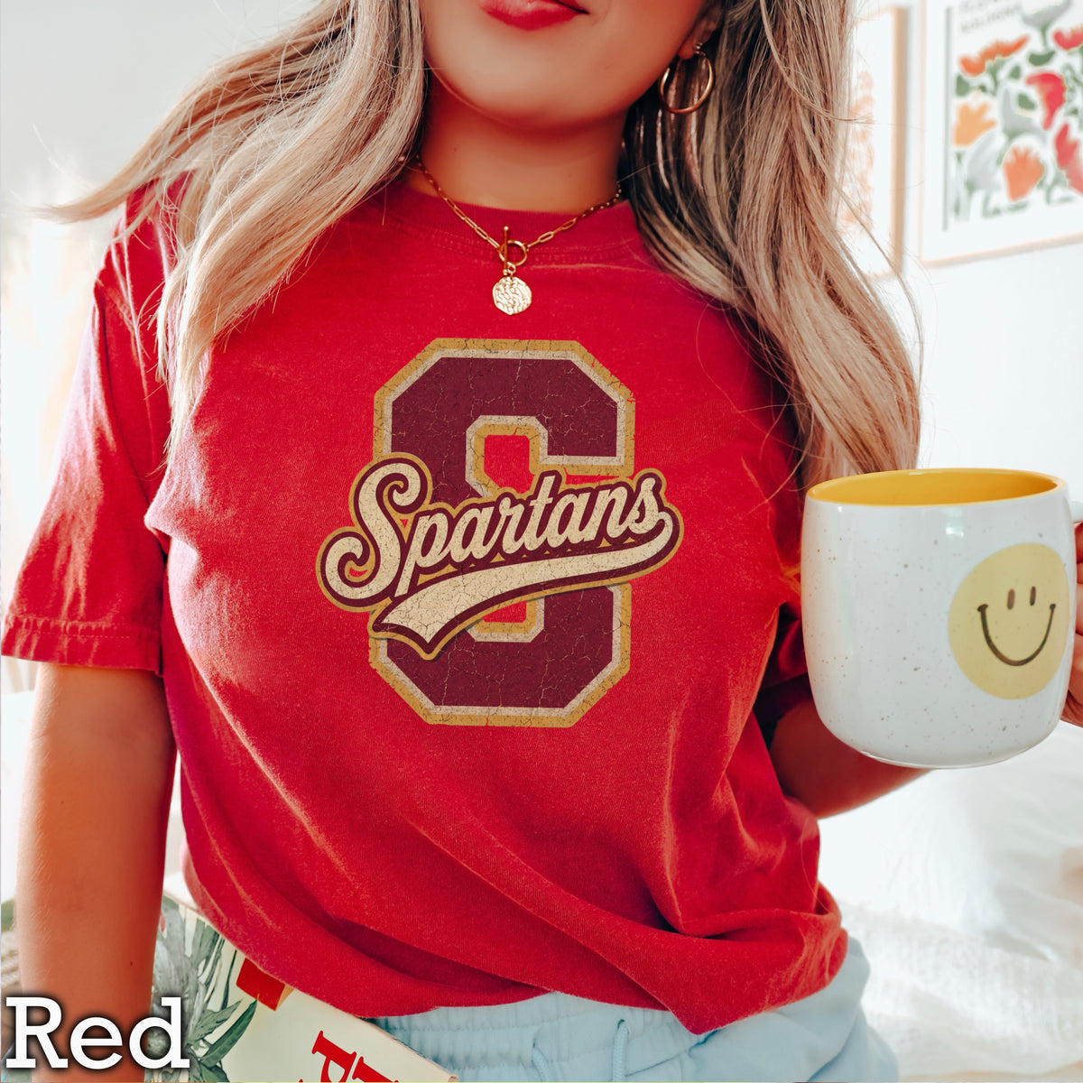 Spartans Comfort Color Graphic Tee