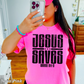 Jesus Saves Comfort Color Graphic Tee