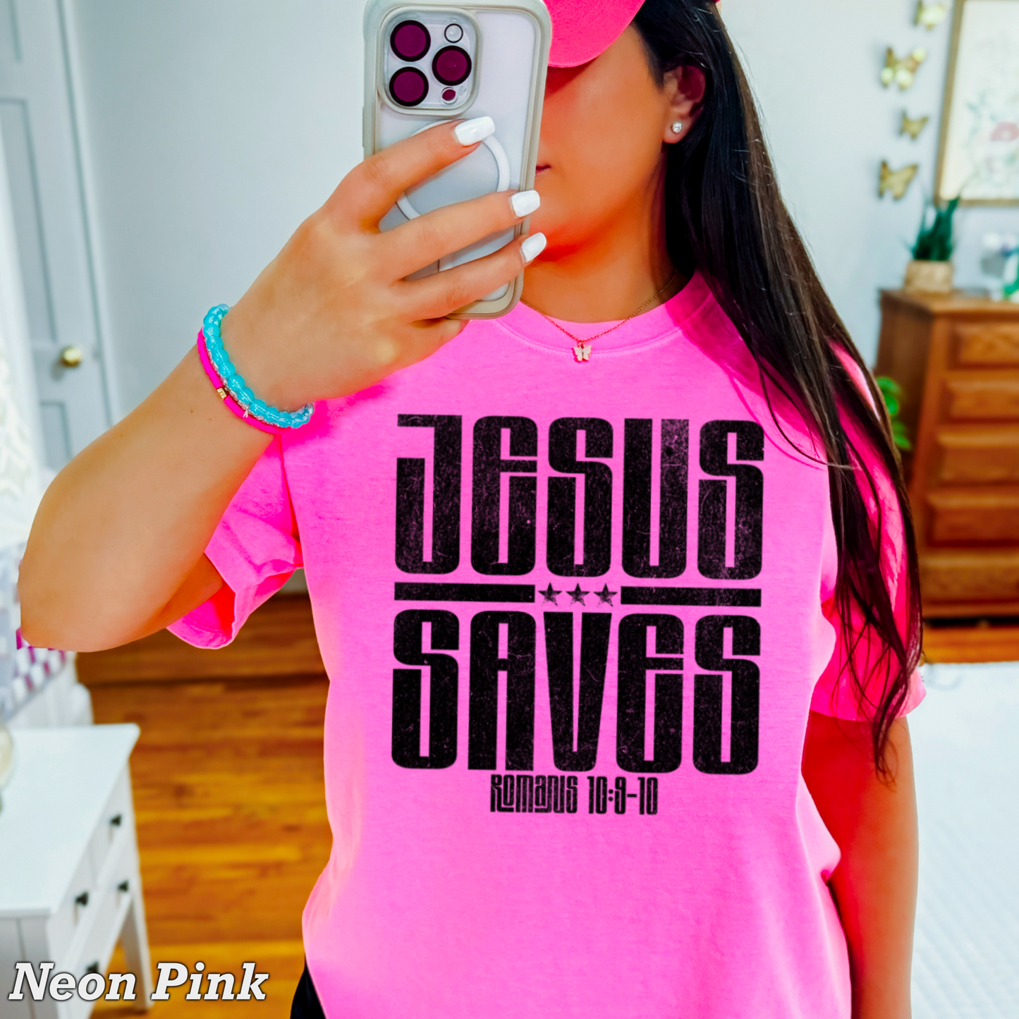 Jesus Saves Comfort Color Graphic Tee