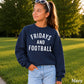 Fridays And Football Youth Crewneck Sweatshirt