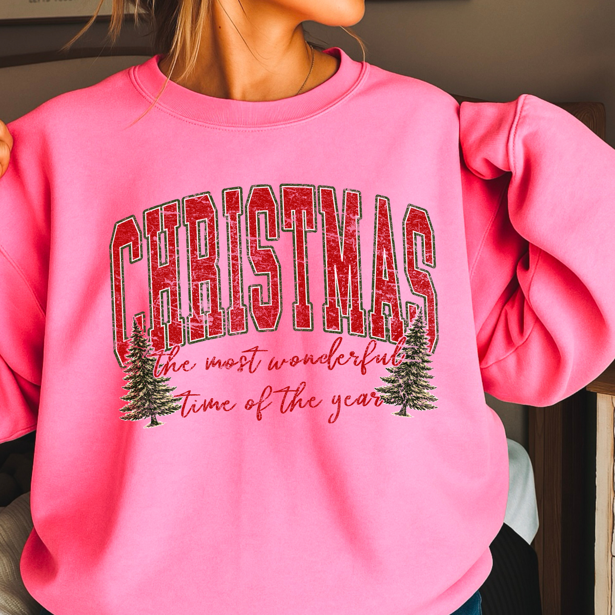 The Most Wonderful Time Of The Year Christmas Crewneck Sweatshirt