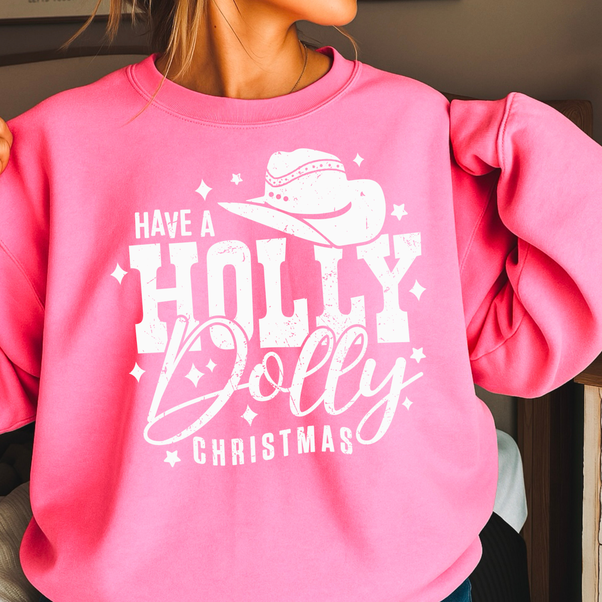 Have A Holly Christmas Crewneck Sweatshirt