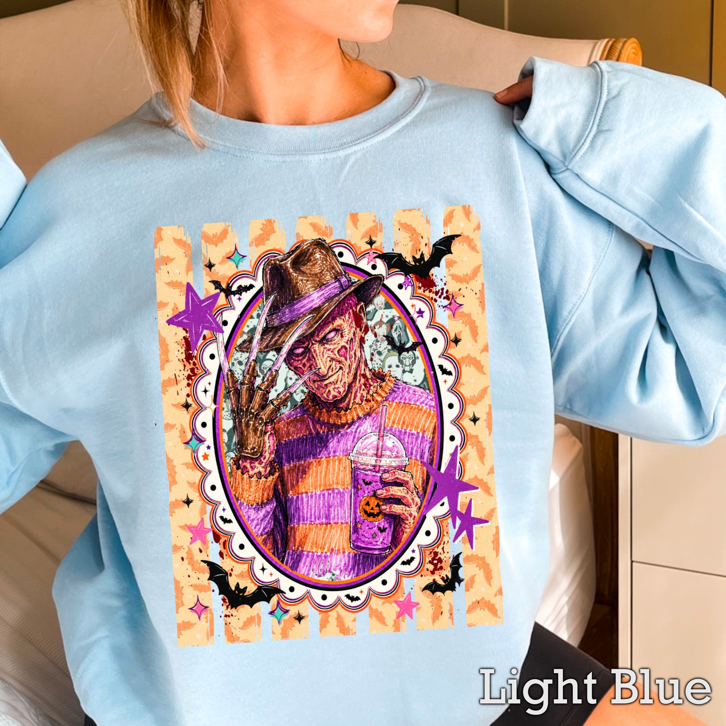 Horror Film Character Crewneck Sweatshirt