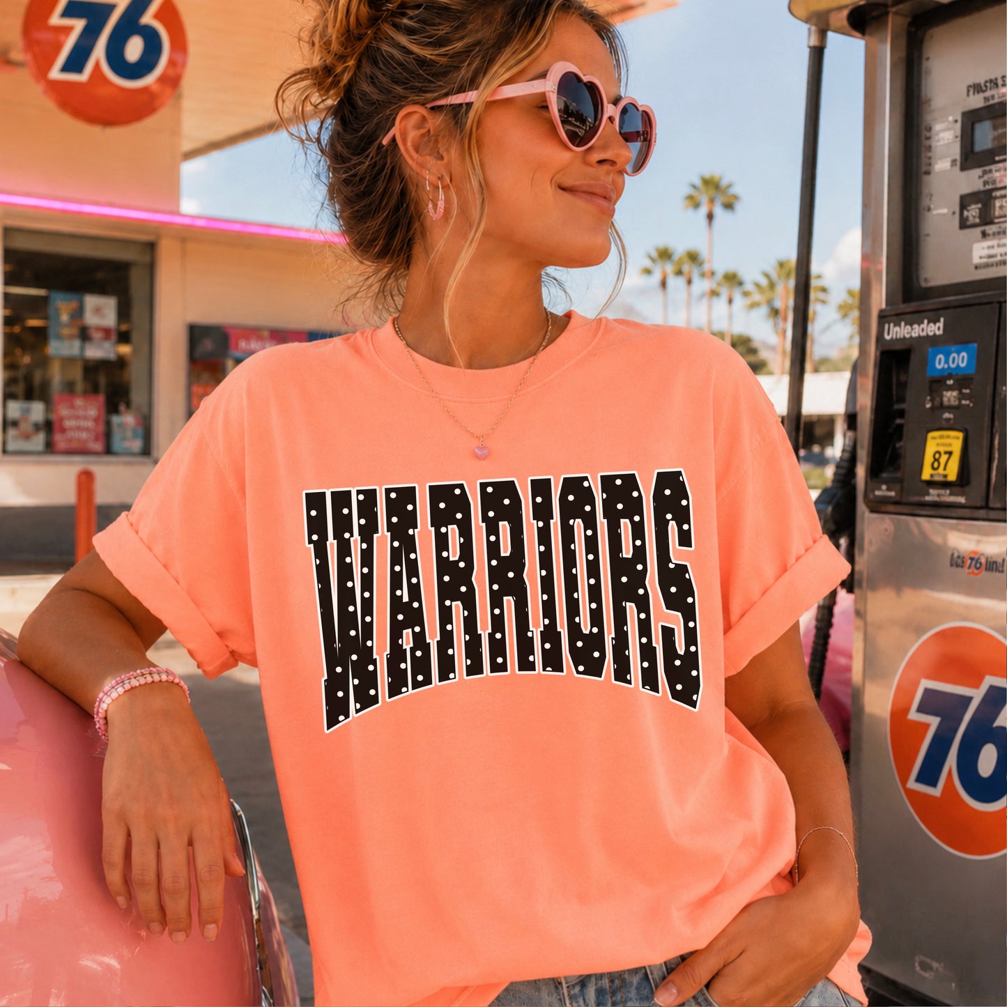 Warriors Comfort Color Graphic Tee
