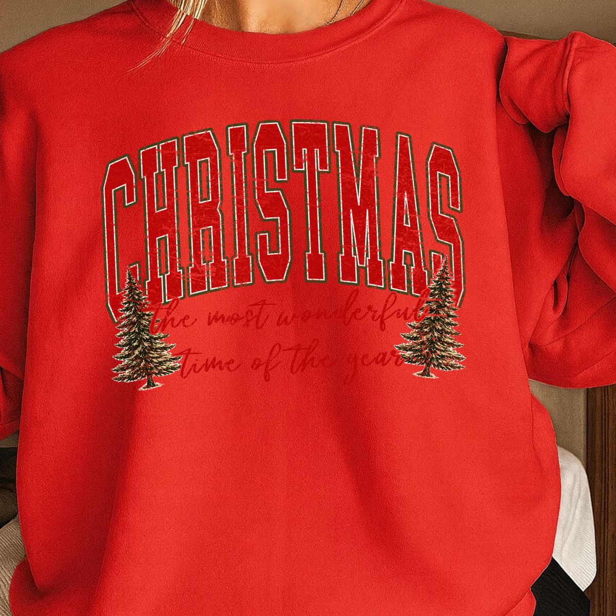 The Most Wonderful Time Of The Year Christmas Crewneck Sweatshirt