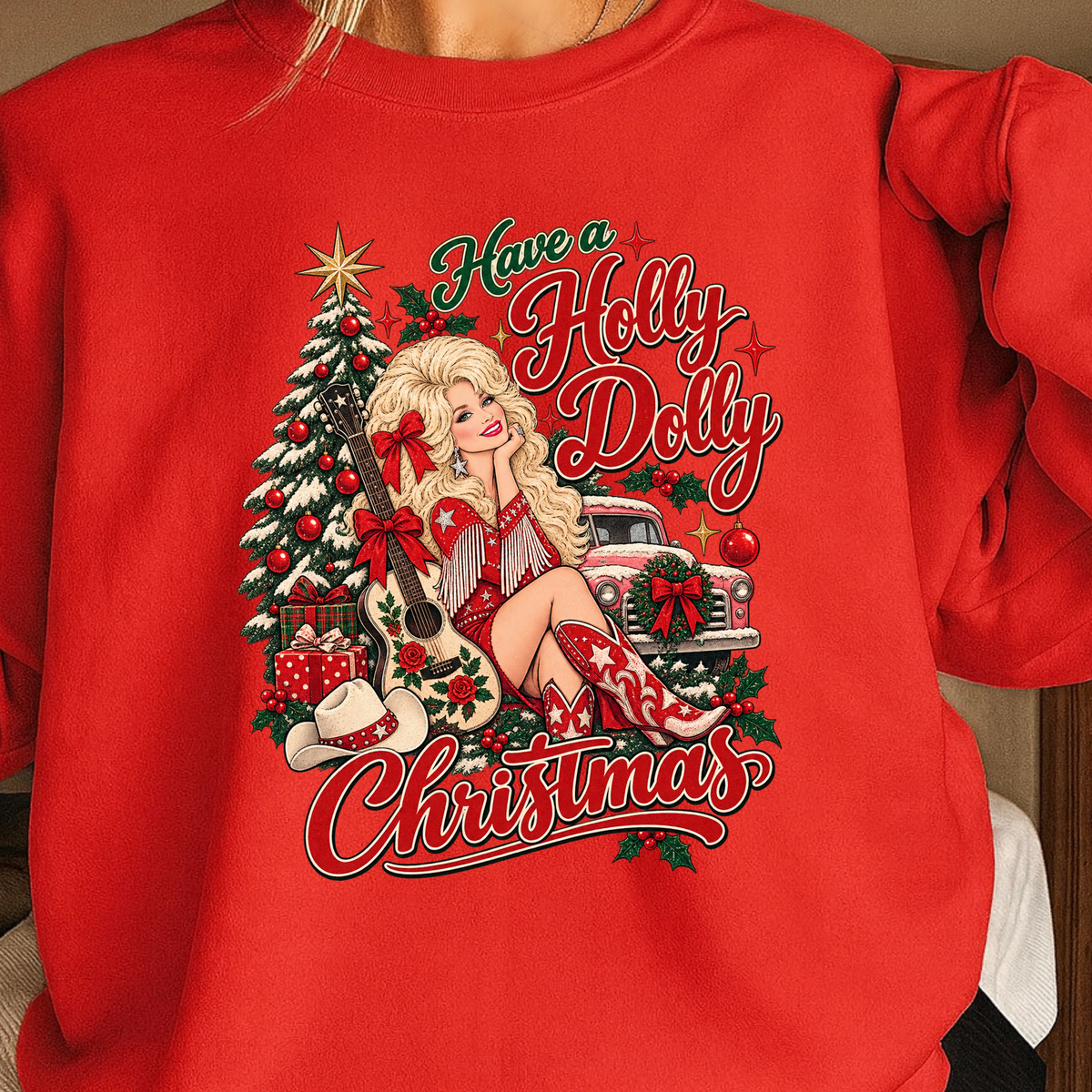 Have A Holly Christmas Crewneck Sweatshirt