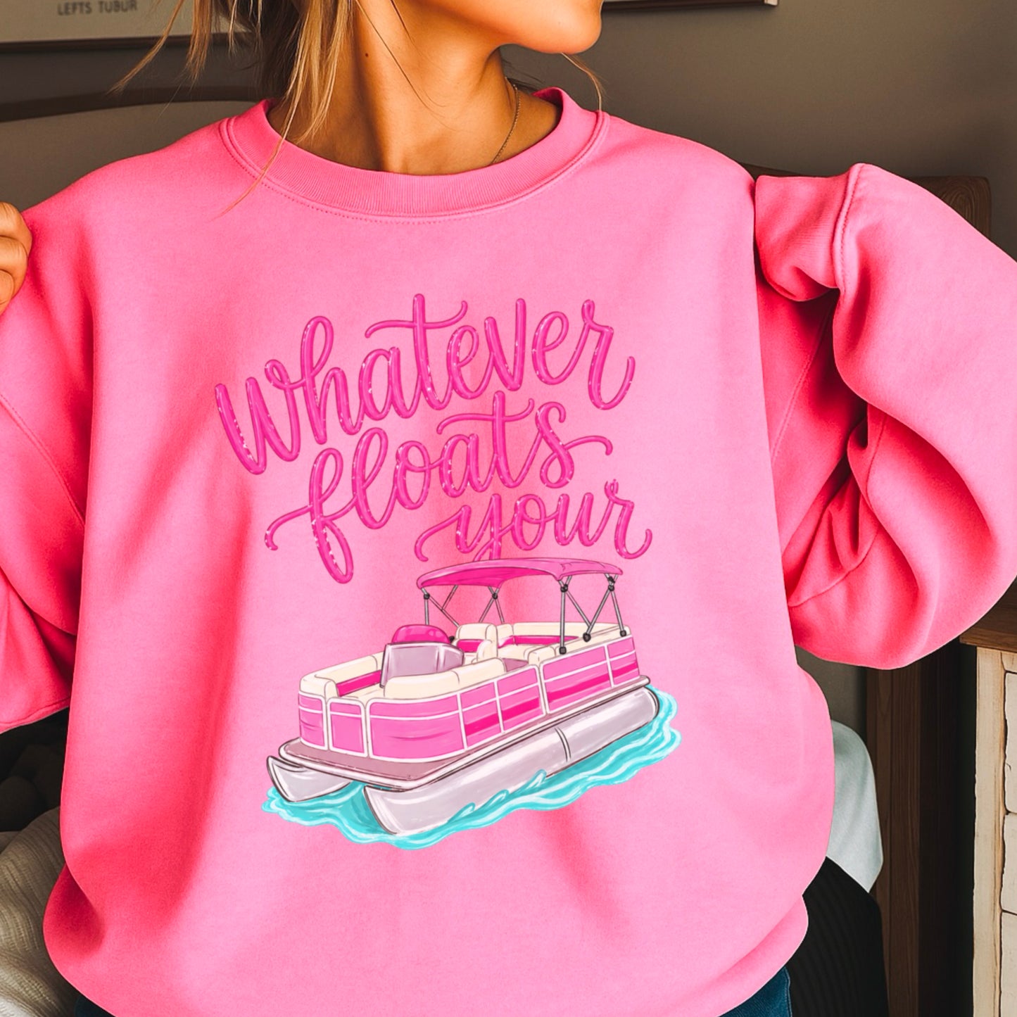 Whatever Floats Your Boat Crewneck Sweatshirt