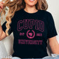Cupid University Valentine’s Day Comfort Color Graphic Tee