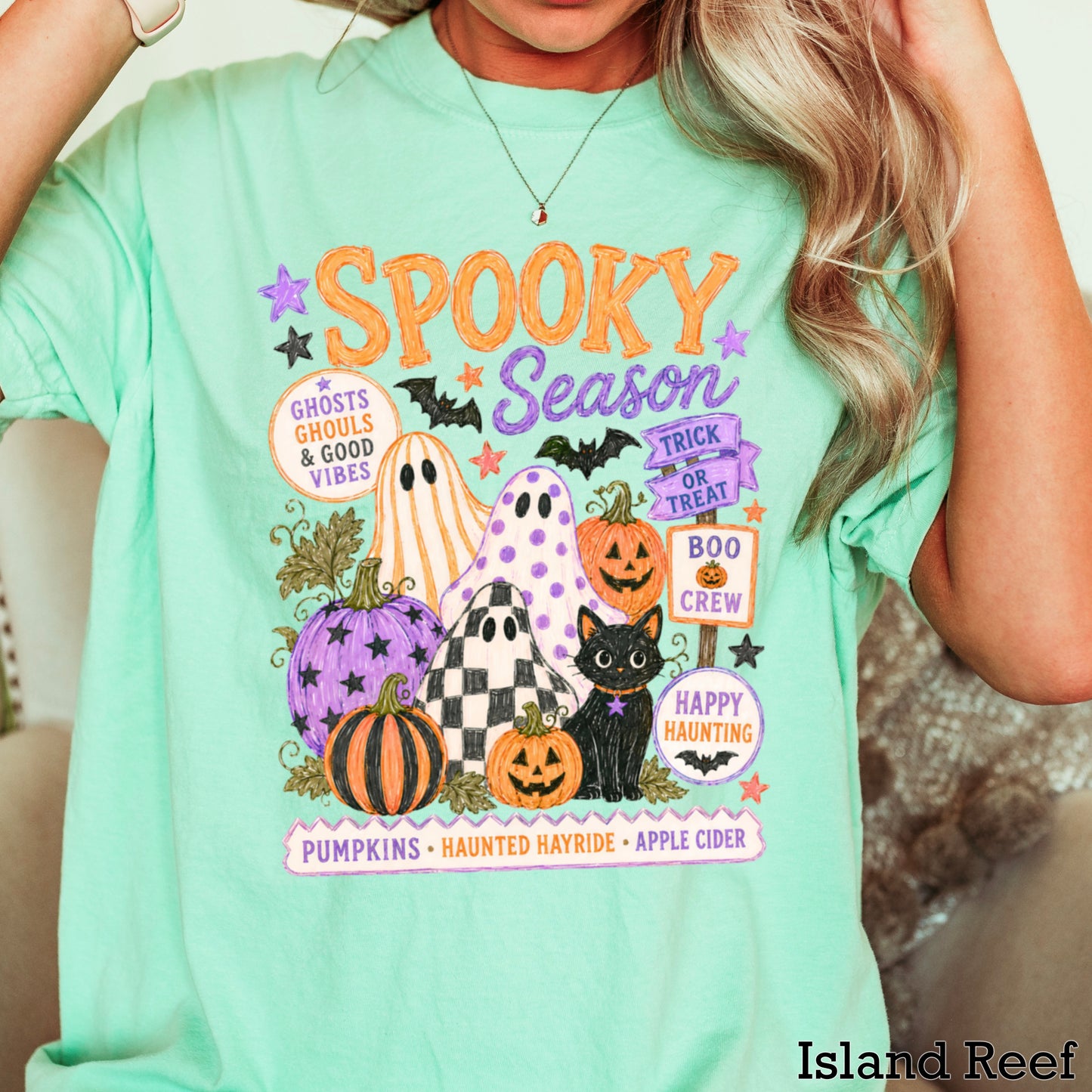 Spooky Season Comfort Color Graphic Tee