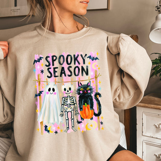 Spooky Season Halloween Crewneck Sweatshirt