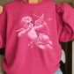 Halftone Cupid Valentine’s Day Crewneck Sweatshirt
