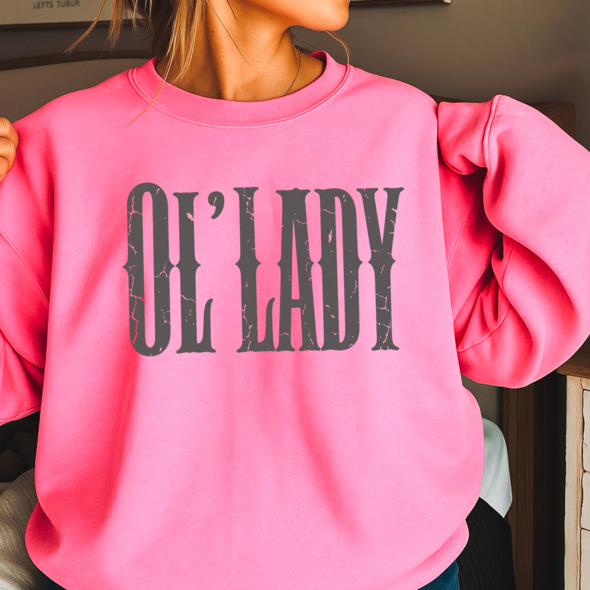 Ol’ Lady Crewneck Sweatshirt