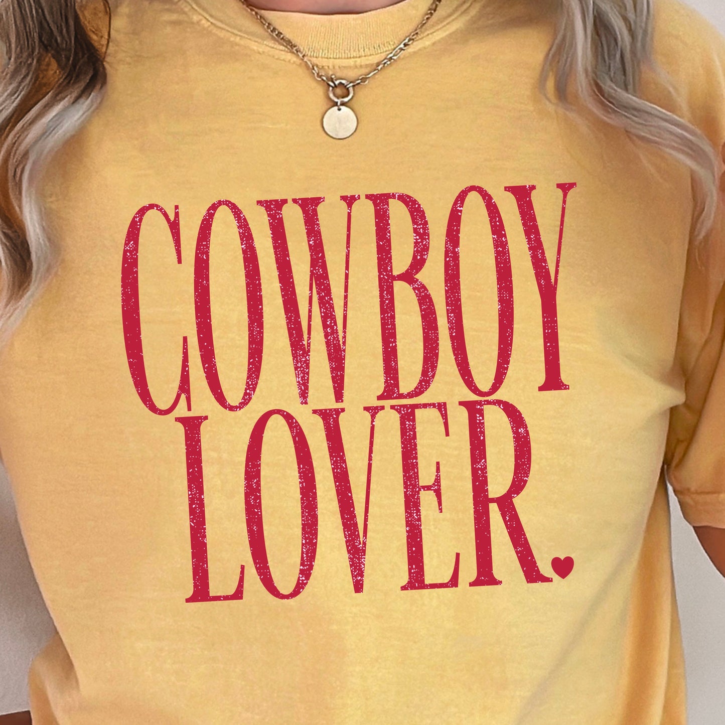 Cowboy Lover Valentine’s Day Comfort Color Graphic Tee