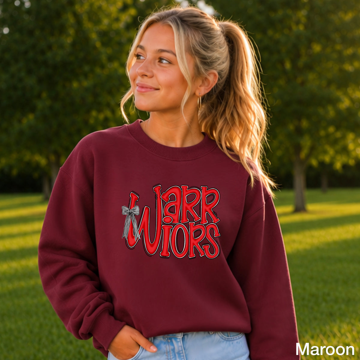 Warriors Youth Crewneck Sweatshirt