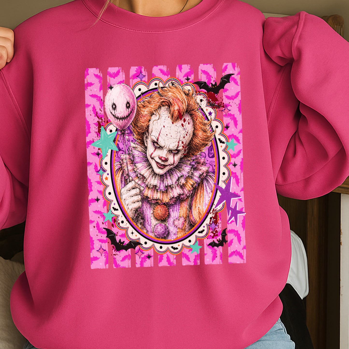 Horror Film Character Crewneck Sweatshirt