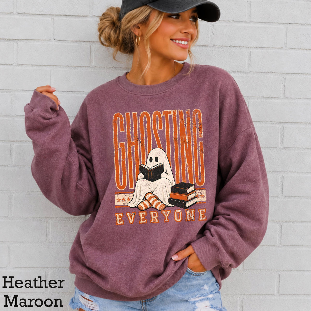 Ghosting Everyone Halloween Sweatshirt