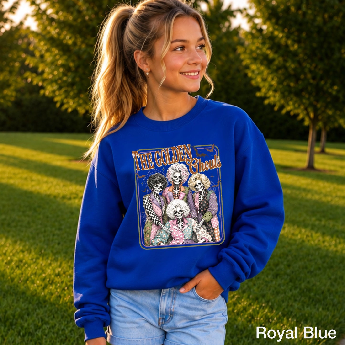 The Golden Ghouls Youth Crewneck Sweatshirt