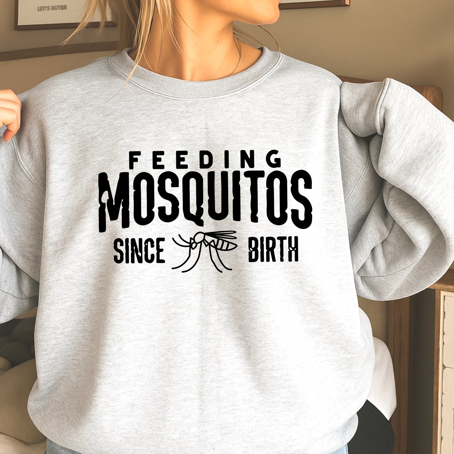 Feeding Mosquitoes Crewneck Sweatshirt