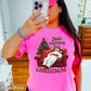 Just Waiting For Christmas Comfort Color Graphic Tee