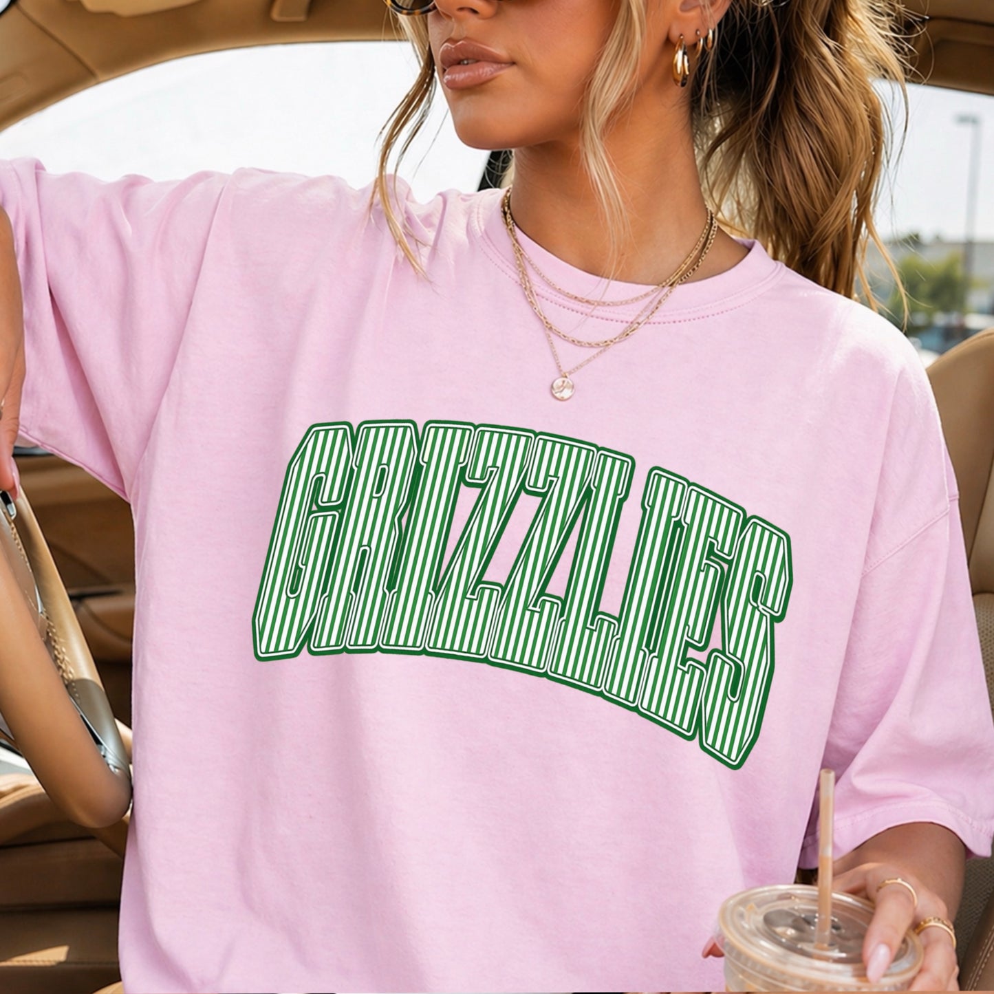 Grizzlies Comfort Color Graphic Tee
