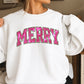 Merry Real Spangles Christmas Crewneck Sweatshirt