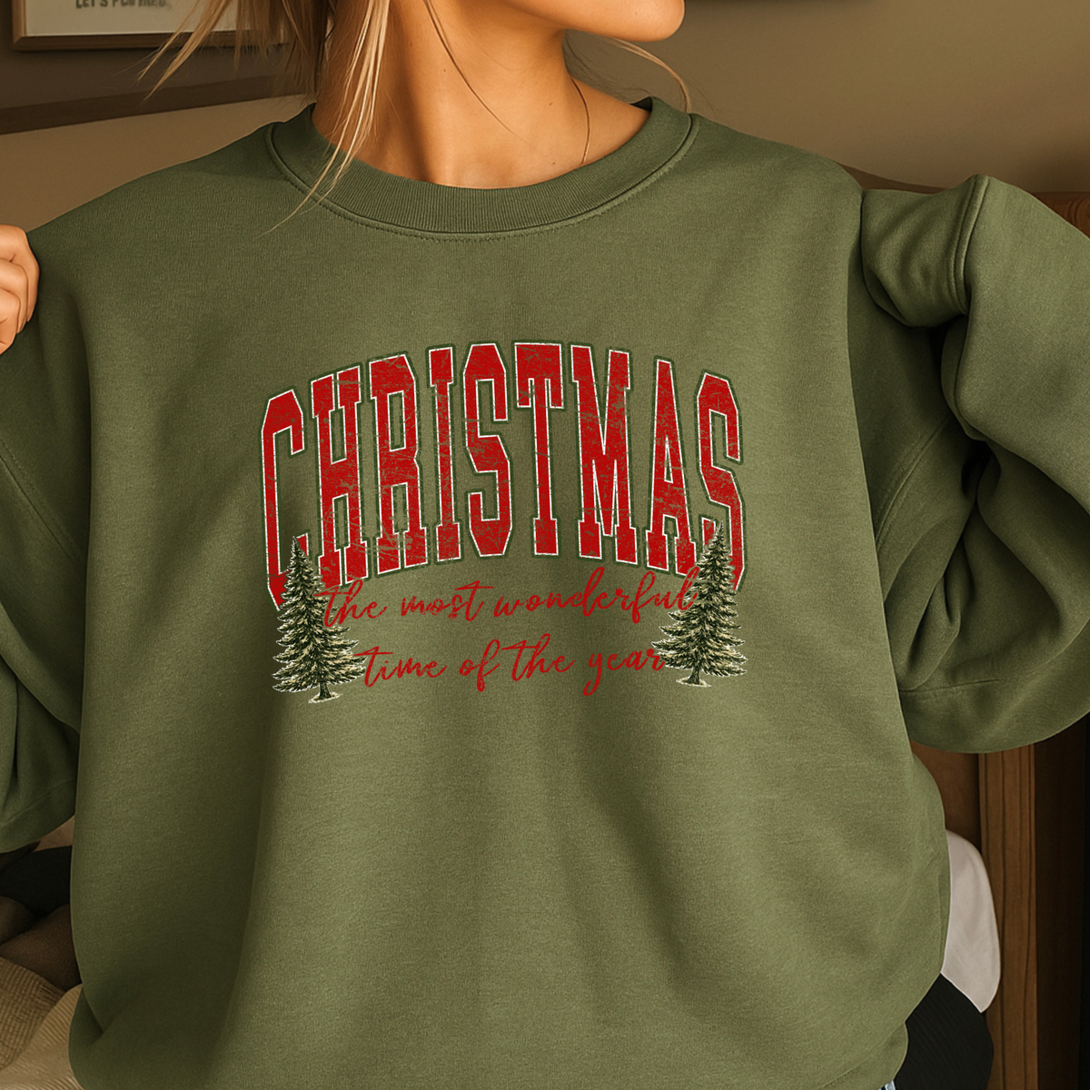 The Most Wonderful Time Of The Year Christmas Crewneck Sweatshirt