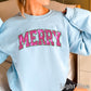 Merry Real Spangles Christmas Crewneck Sweatshirt