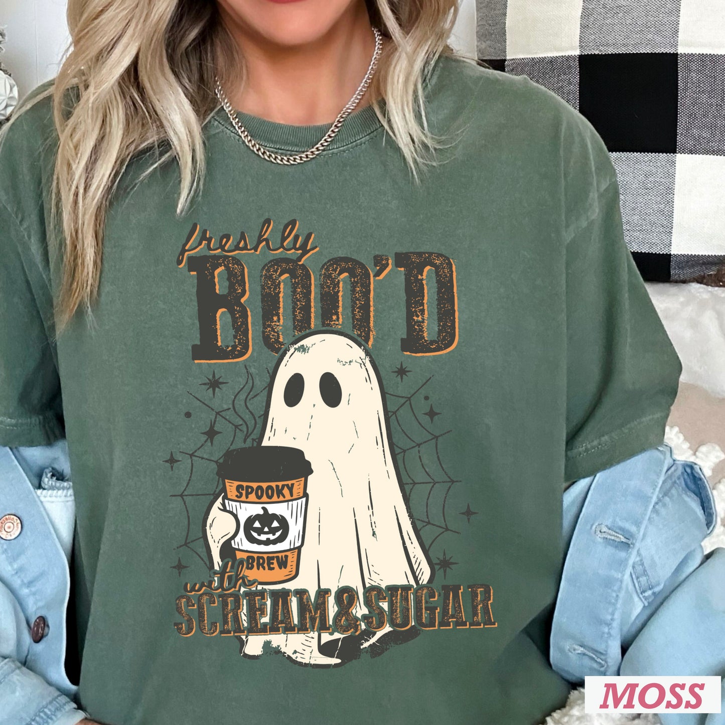 Freshly Boo’d Halloween Comfort Color Graphic Tee