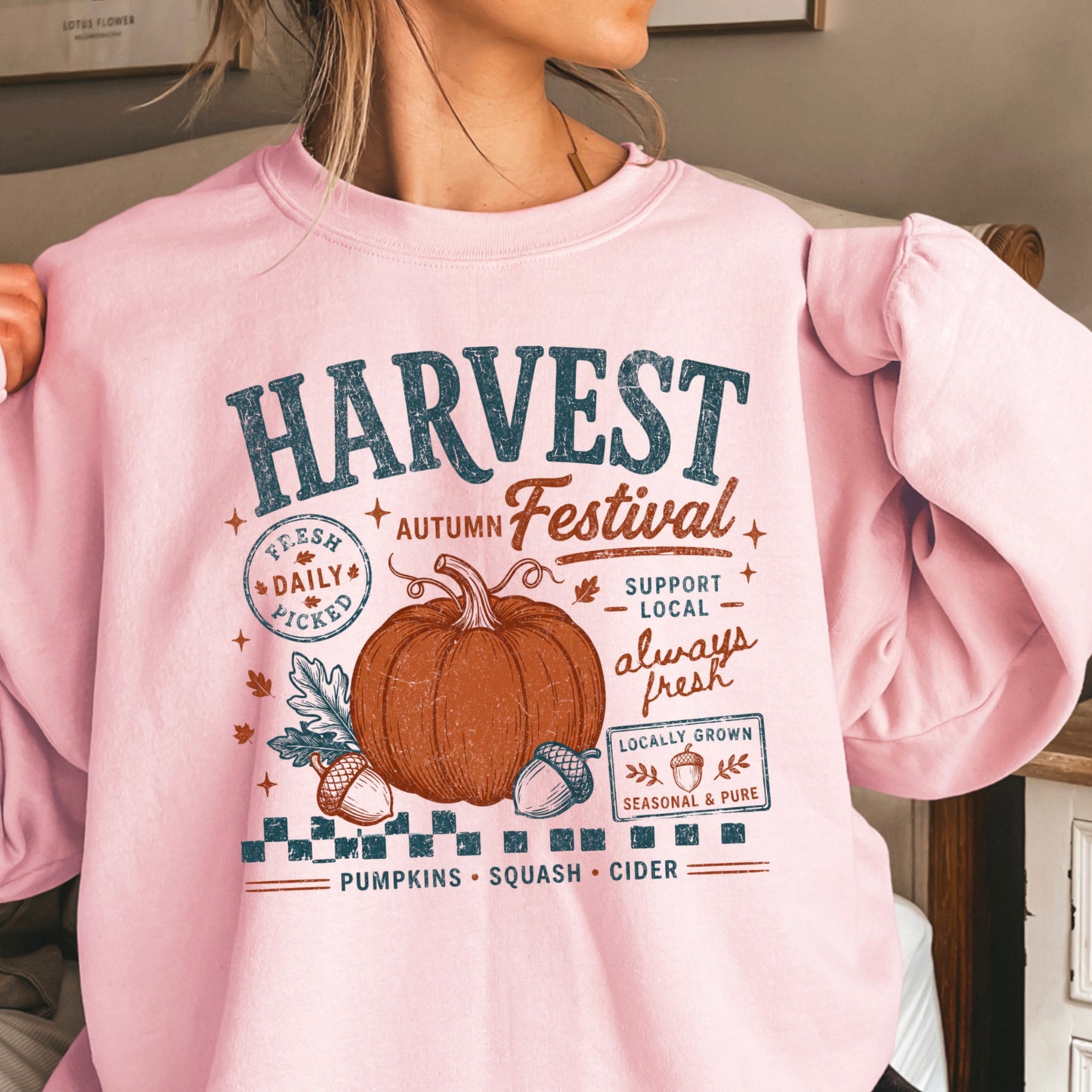 Harvest Festival Fall Crewneck Sweatshirt