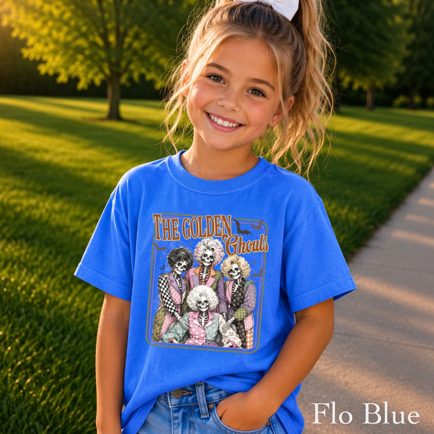 The Golden Ghouls Youth Comfort Color T-Shirt
