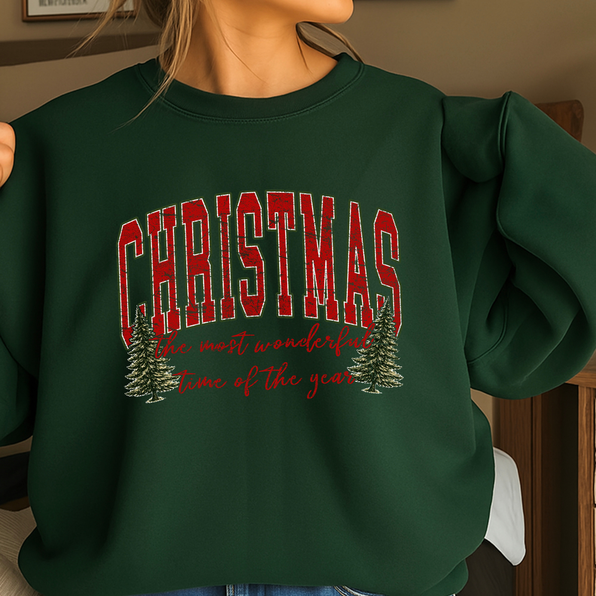 The Most Wonderful Time Of The Year Christmas Crewneck Sweatshirt