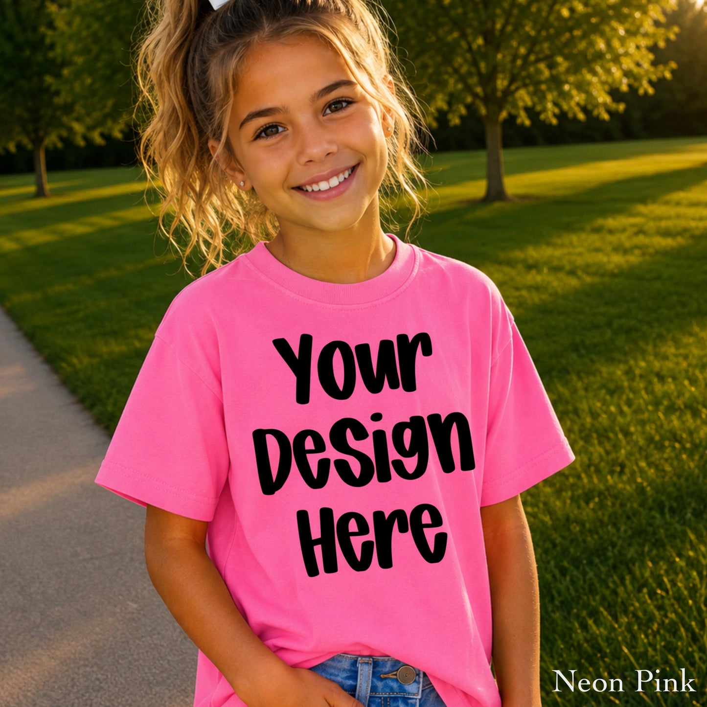 Custom Youth Print On Demand Comfort Color T-Shirt