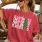 Merry Christmas Comfort Color Graphic Tee