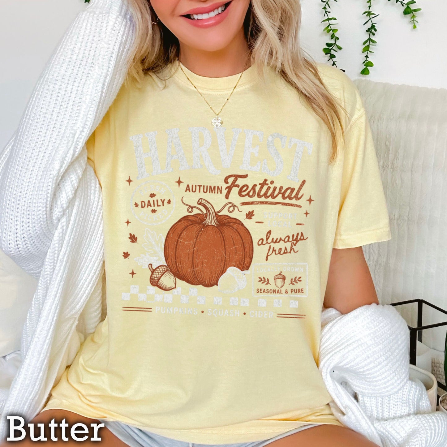 Harvest Festival Comfort Color Graphic Tee