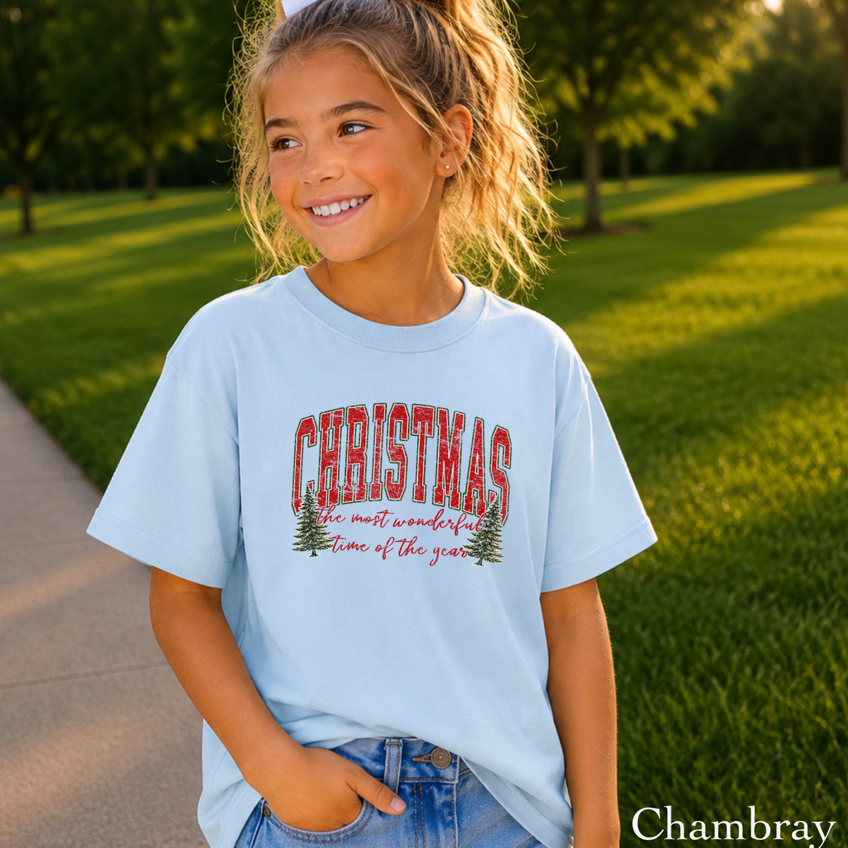 It's The Most Wonderful Time Of The Year Christmas Youth Comfort Color T-Shirt