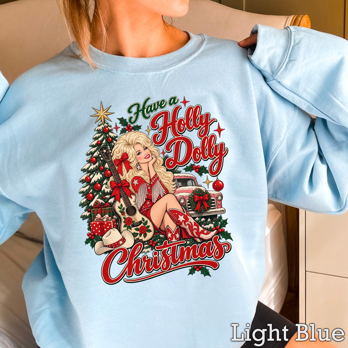 Have A Holly Christmas Crewneck Sweatshirt