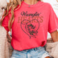Wranglin Hearts Valentine’s Day Comfort Color Graphic Tee