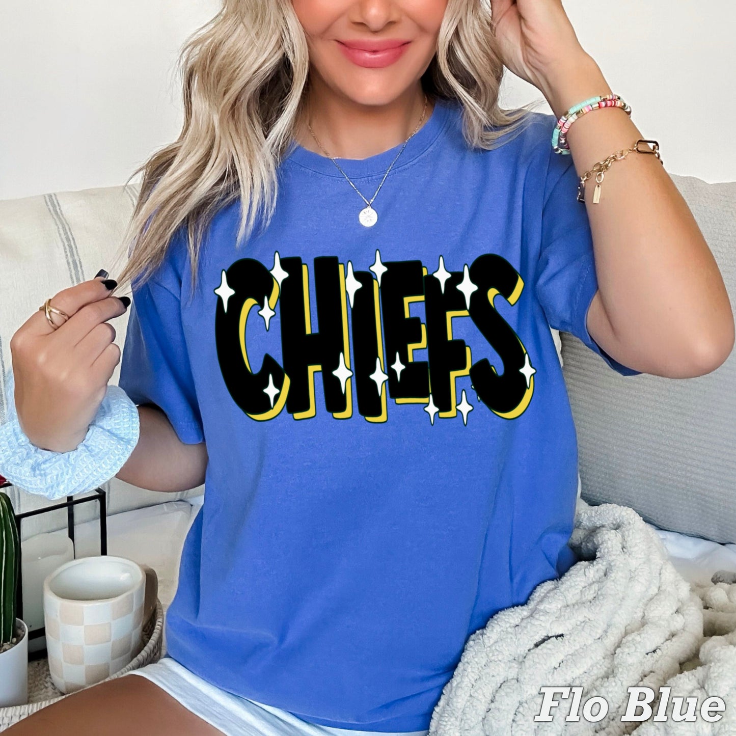 Chiefs  Comfort Color Graphic Tee