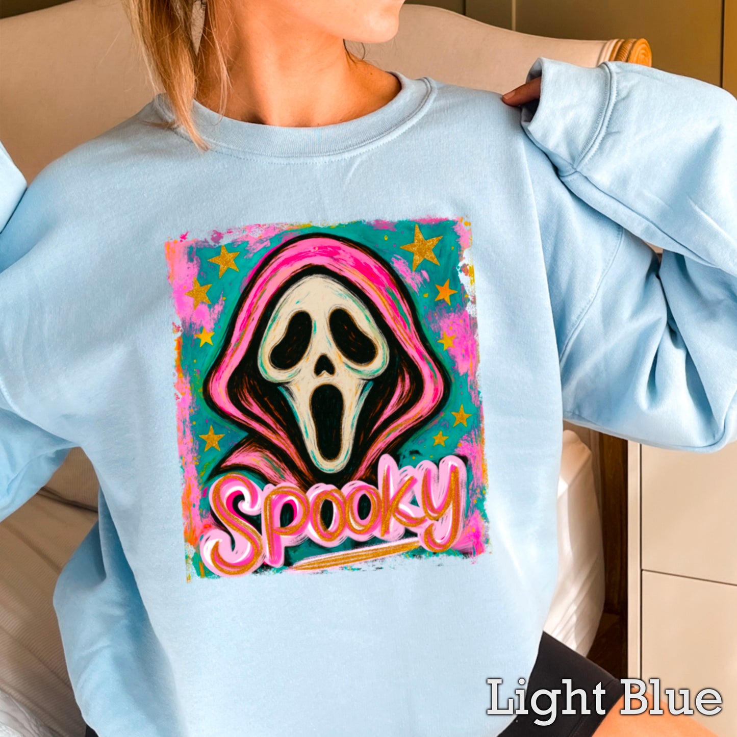 Spooky Floral Crewneck Sweatshirt