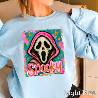 Spooky Floral Crewneck Sweatshirt